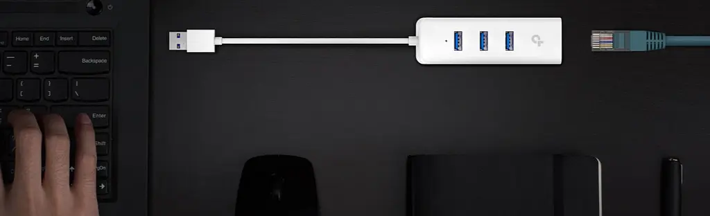 Сетевой адаптер UE330 1xGE, 3xUSB3.0, USB3.0 TP-Link teh0018064 - фото 7