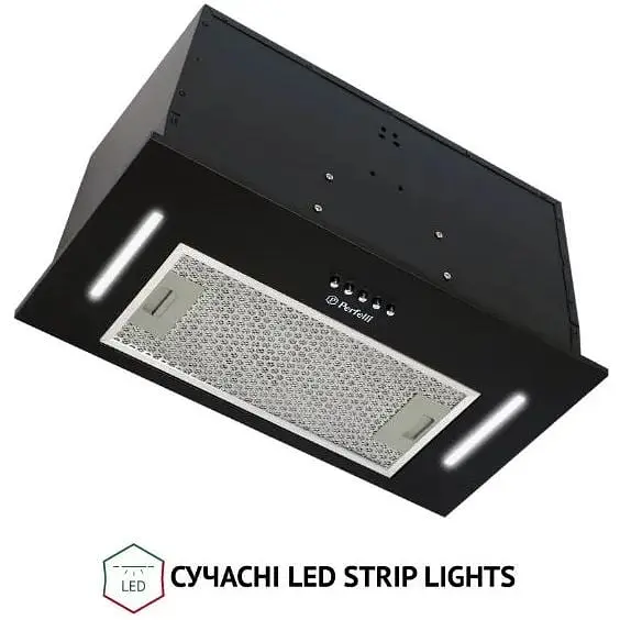Витяжка вбудована Perfelli BI 5453 BL 850 LED Strip - фото 3
