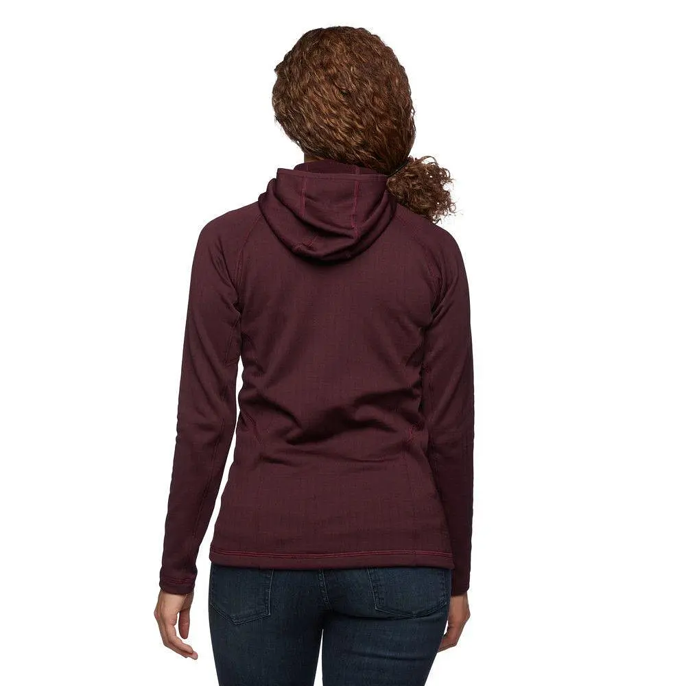 Кофта Black Diamond W Factor Hoody Bordeaux L (1033-BD 7440806018LRG1) - фото 3