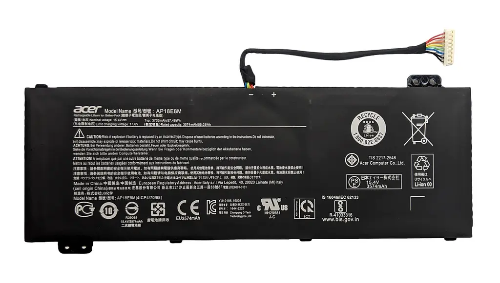 Акумулятор для Acer Nitro 5 AN515-43 / AN515-44 / AN515-45 (AP18E8M / AP18E7M)