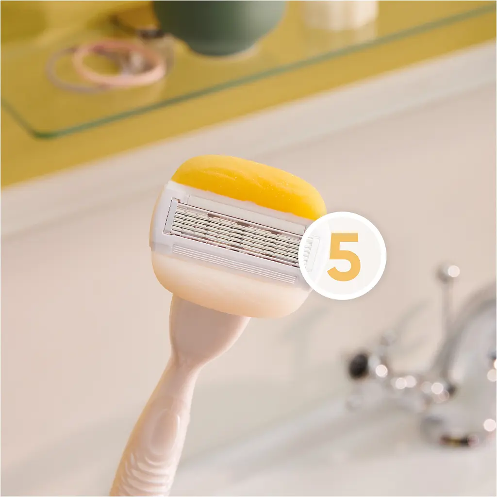 Змінні касети для гоління Venus & Olay Comfort Glide Кокос 4 шт. - фото 3