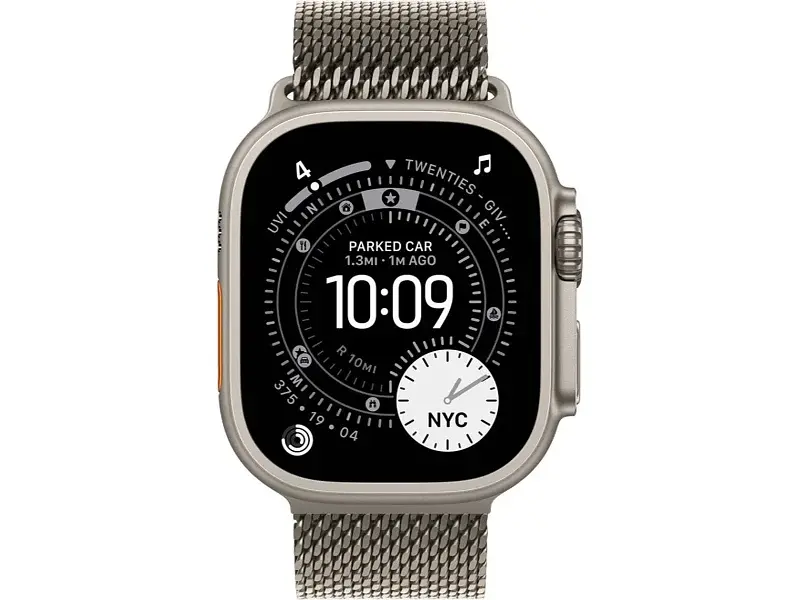 Смарт-годинник Apple Watch Ultra 3 GPS + Cellular 49mm Natural Tit. Case w. Natural Tit. Milanese Loop - Large (MF0E4) - фото 2
