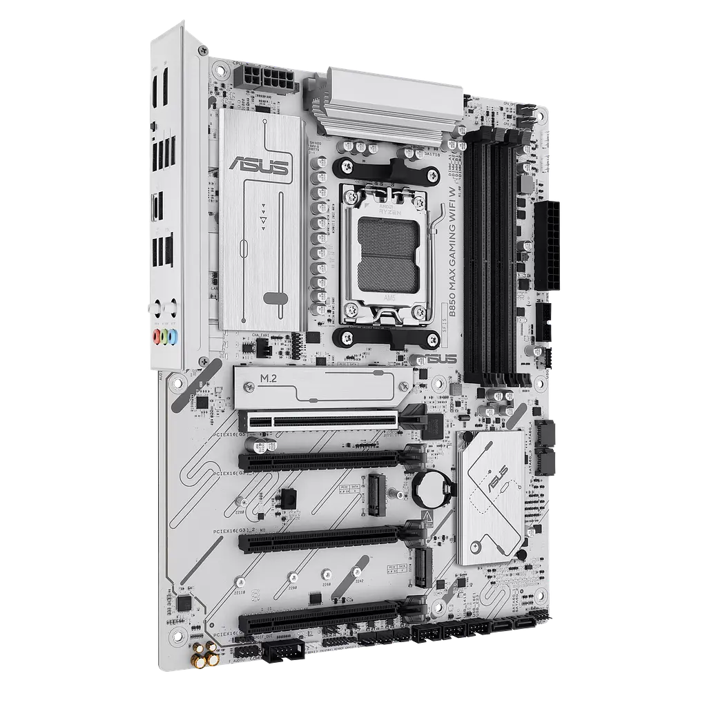 Материнcька плата Asus B850 Max Gaming Wi-Fi White Socket AM5 (B850 MAX GAMING WIFI W) - фото 2
