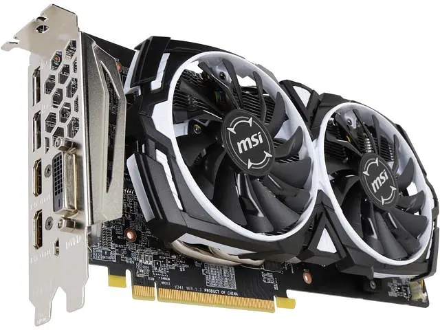 Відеокарта MSI AMD Radeon RX 580 8Gb Armor OC (Radeon RX 580 ARMOR 8G OC) (GDDR5, 256 bit, PCI-E 3.0 x16) Б/в - фото 6