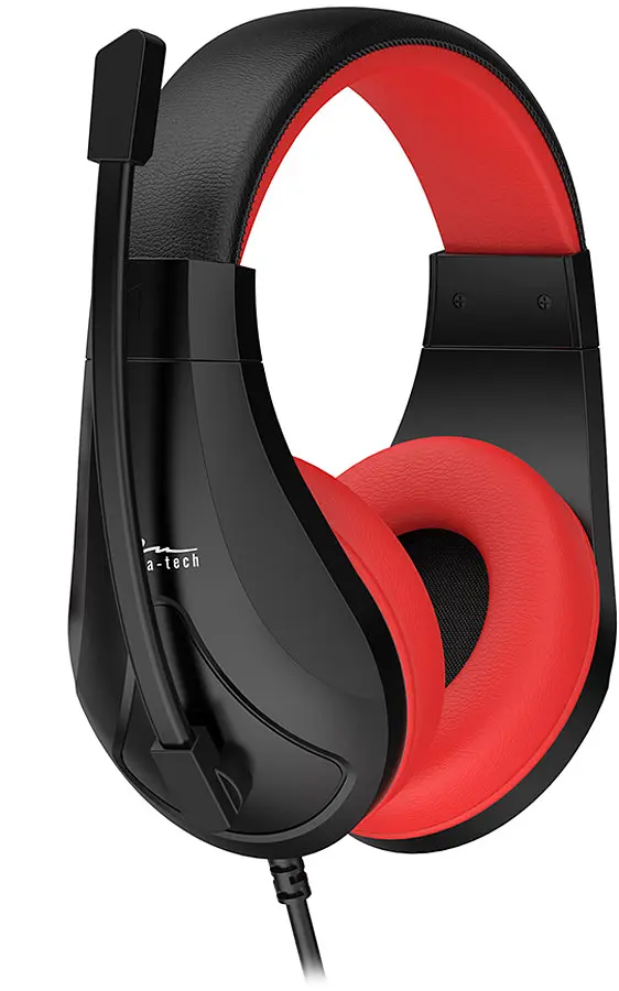 Гарнітура Media-Tech NEMESIS USB, Чорний-Червоний - фото 6