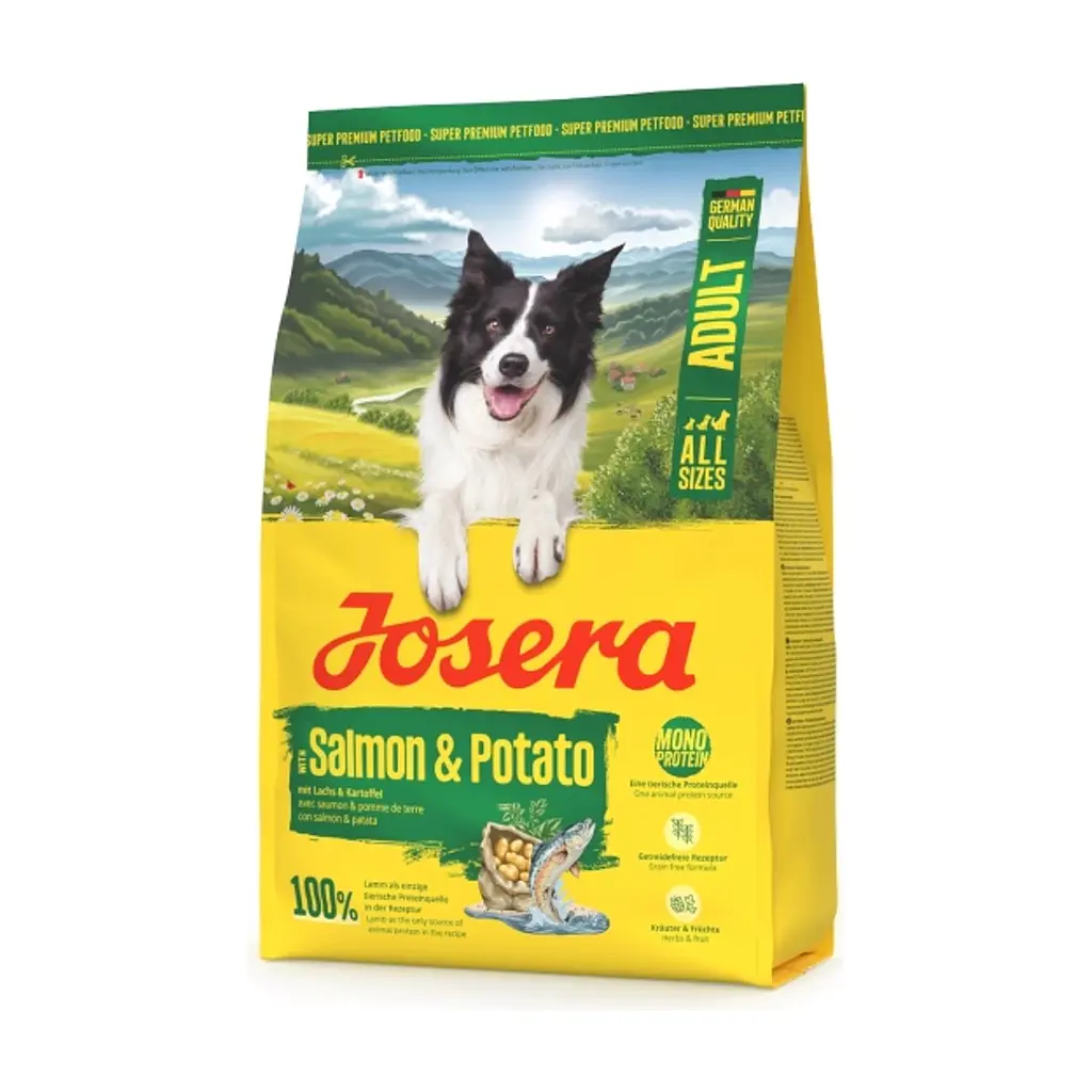 Сухий корм для собак Josera Salmon & Potato Adult All Sizes 3 кг (4032254787983)