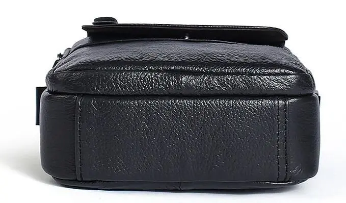 Сумка чоловіча зерниста Vintage 19х21,5х5,5 см sum0028945 - фото 2