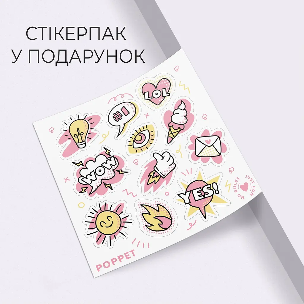 Дитячий триколісний біговел-трансформер Poppet 3в1 рожево-м'ятний + стікерпак (PP-1703P) - фото 9