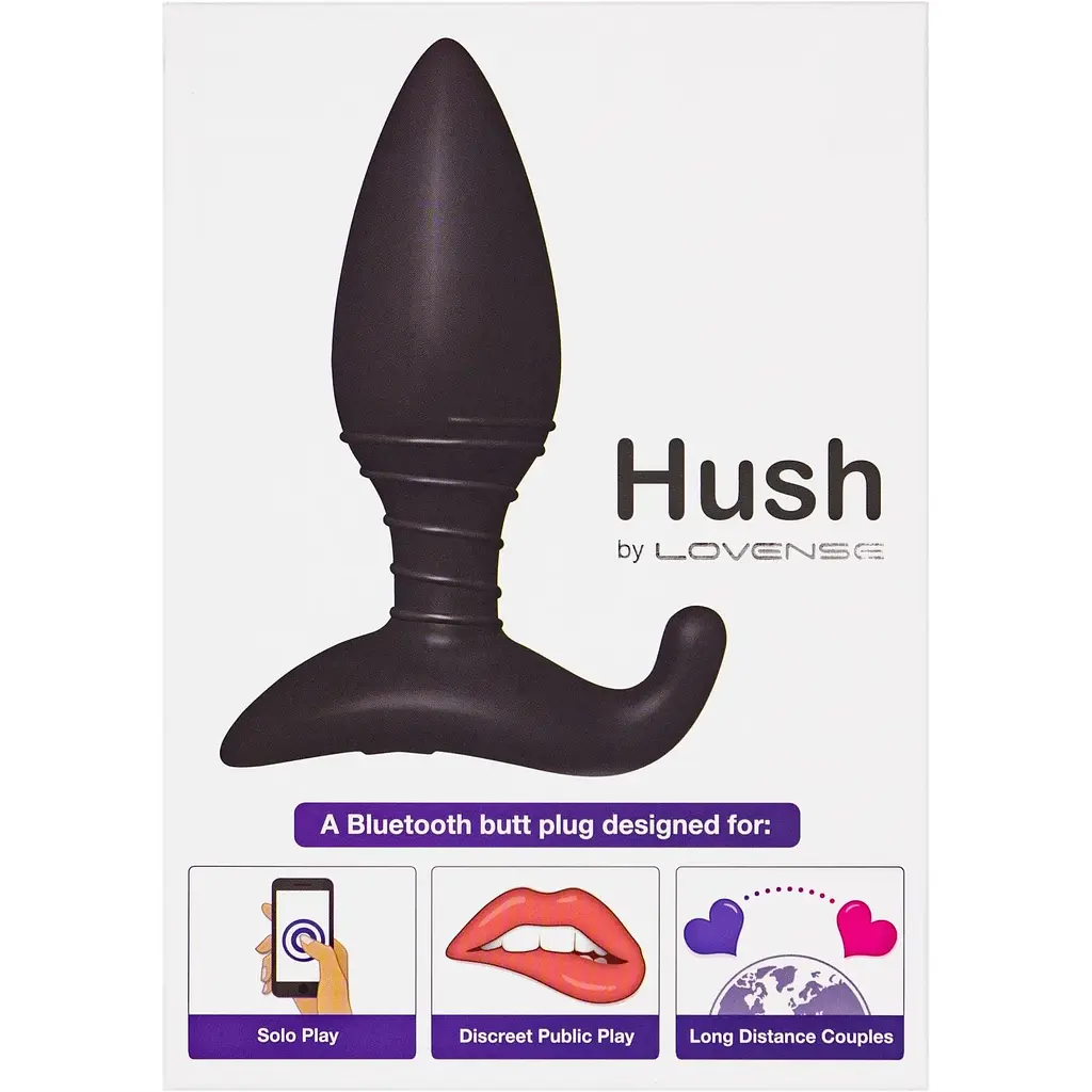 Анальна смарт вібропробка Lovense Hush, розмір S - фото 5