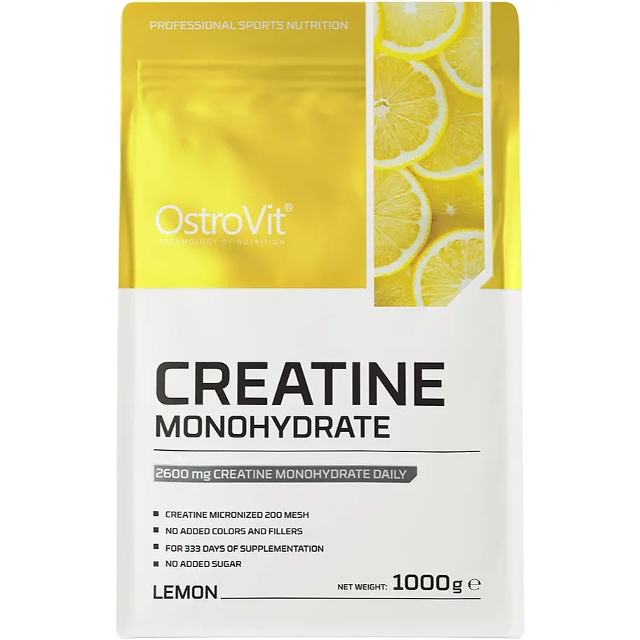 Креатин OstroVit Creatine Monohydrate Lemon 1000 г  - фото 2