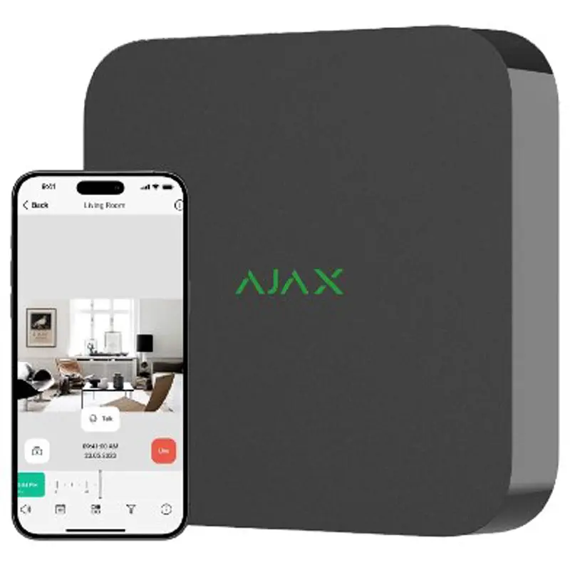 Відеореєстратор Ajax NVR (8ch) Чорний