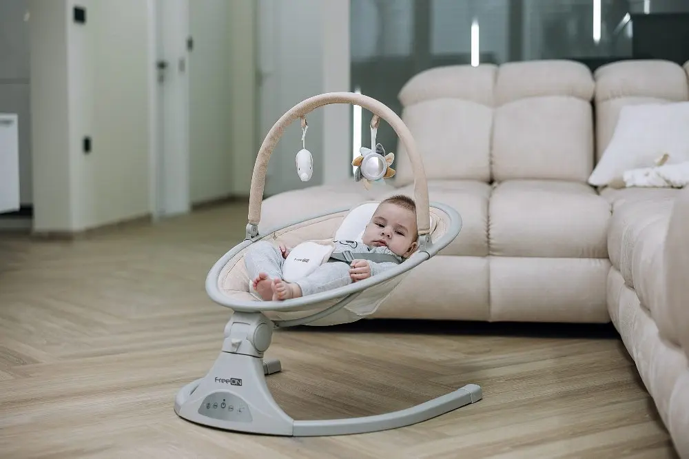 Качели детские FreeON Elite, beige - фото 7