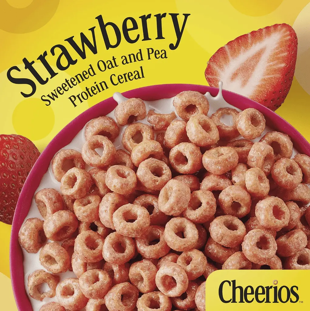 Сухий сніданок General Mills Cheerios Protein Gluten Free Strawberry 425г - фото 3