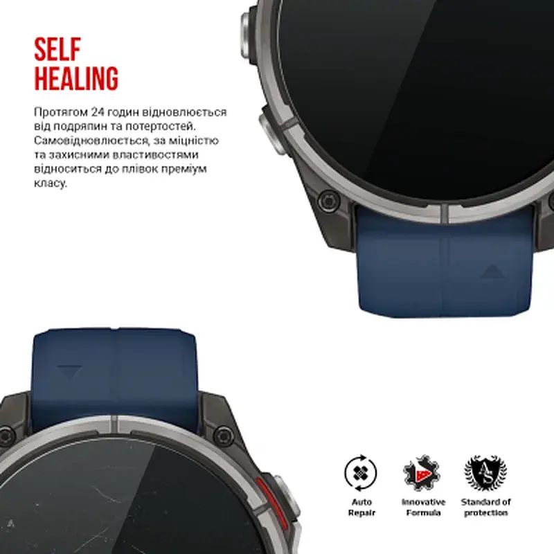 Плівка захисна Armorstandart hydrogel Garmin quatix 8 47mm 6 pcs (ARM91676) - фото 3