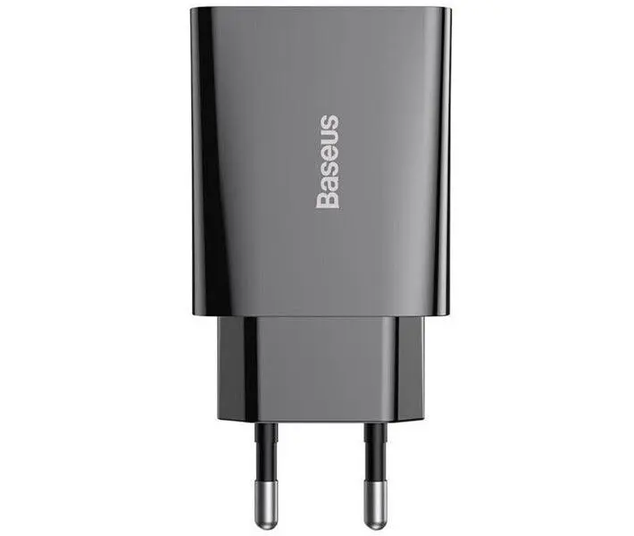 Мережевий зарядний пристрій Baseus Speed Mini PD Charger 20W (CCFS-SN01) Black [67419] - фото 6