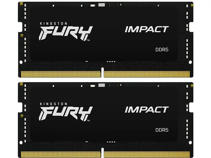 Модуль пам'яті Kingston FURY 32 GB (2x16GB) SO-DIMM DDR5 6000 MHz Impact (KF560S38IBK2-32)