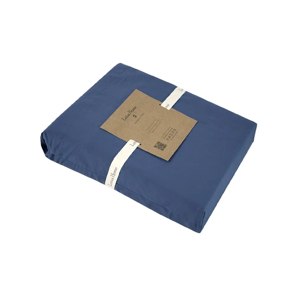 Постельное белье Lotus Home - Rebeca индиго евро - фото 5