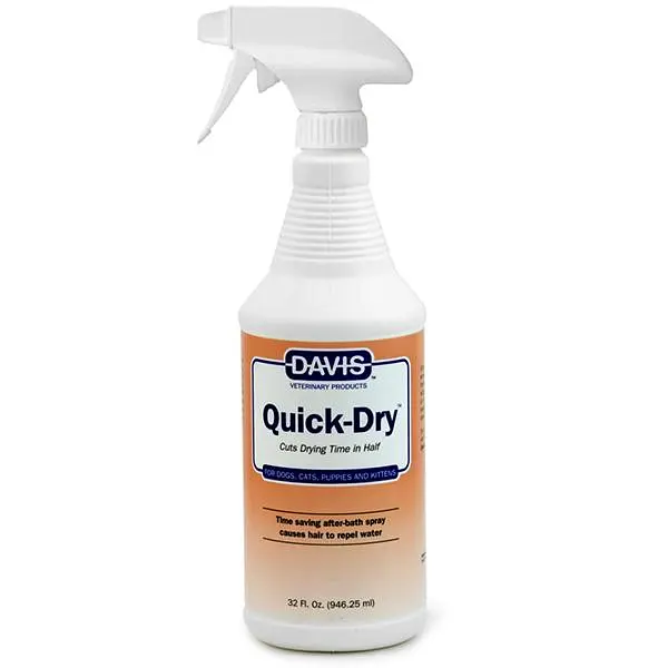 Спрей для котів та собак Davis Quick-Dry Spray ДЕВІС для швидкої сушки 946 мл (QD32)