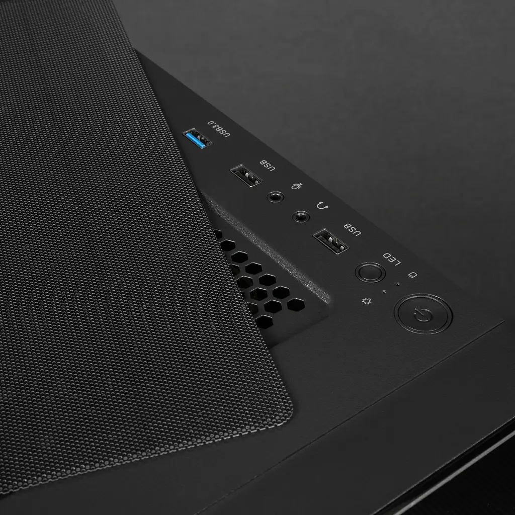 Комп'ютер HEXO Gaming Mainstream Base (HGMBS-5600N5060-16S1TBK) Black / AMD Ryzen 5 5600 (3.5-4.4), 6 ядер / NVIDIA GeForce RTX 5060 / 16 ГБ (DDR4) / 1024 ГБ (SSD) - фото 8