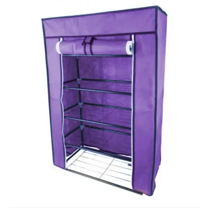 Стелаж тканинний для зберігання взуття Combination Shoe Frame 60X30X90 Фіолетовий - фото 2