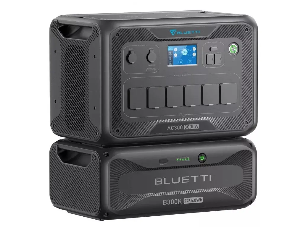 Комплект зарядна станція BLUETTI AC300 + додаткова батарея B300K battery module - фото 3