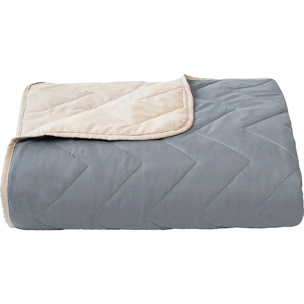 Набір Sonex Bora Bora: декоративне покривало 220х240 см + 2 наволочки 50х70 см сірий з бежевим (SO102398) - фото 10