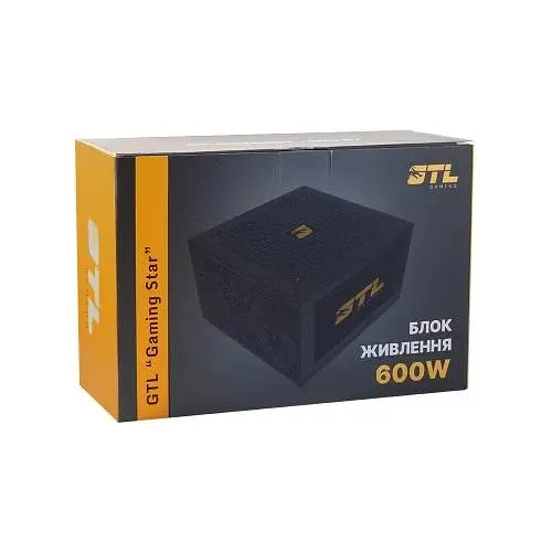 Блок живлення 600 Вт, Gaming Star, Black, 120 мм GTL teh0028804 - фото 5