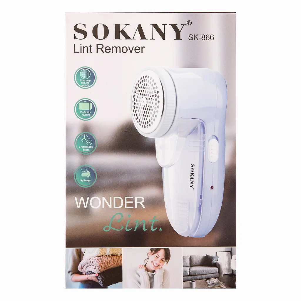 Машинка для видалення ковтунців Sokany SK-866, блакитний Sokany SK-866 - фото 8