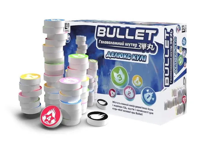Настільна гра Games 7 Days Bullet. Делюкс кулі (укр.) (BS002UA) - фото 5
