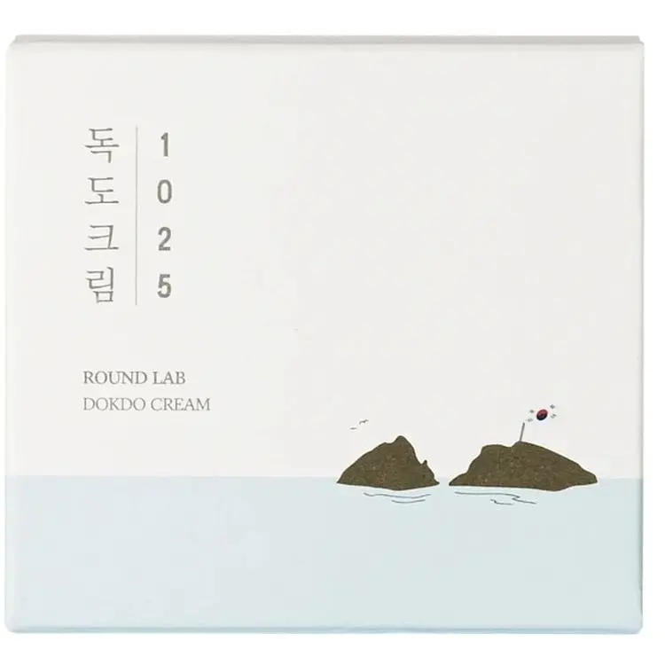 Крем для лица Round Lab 1025 Dokdo Light Cream с морской водой легкий увлажняющий 80 мл - фото 3