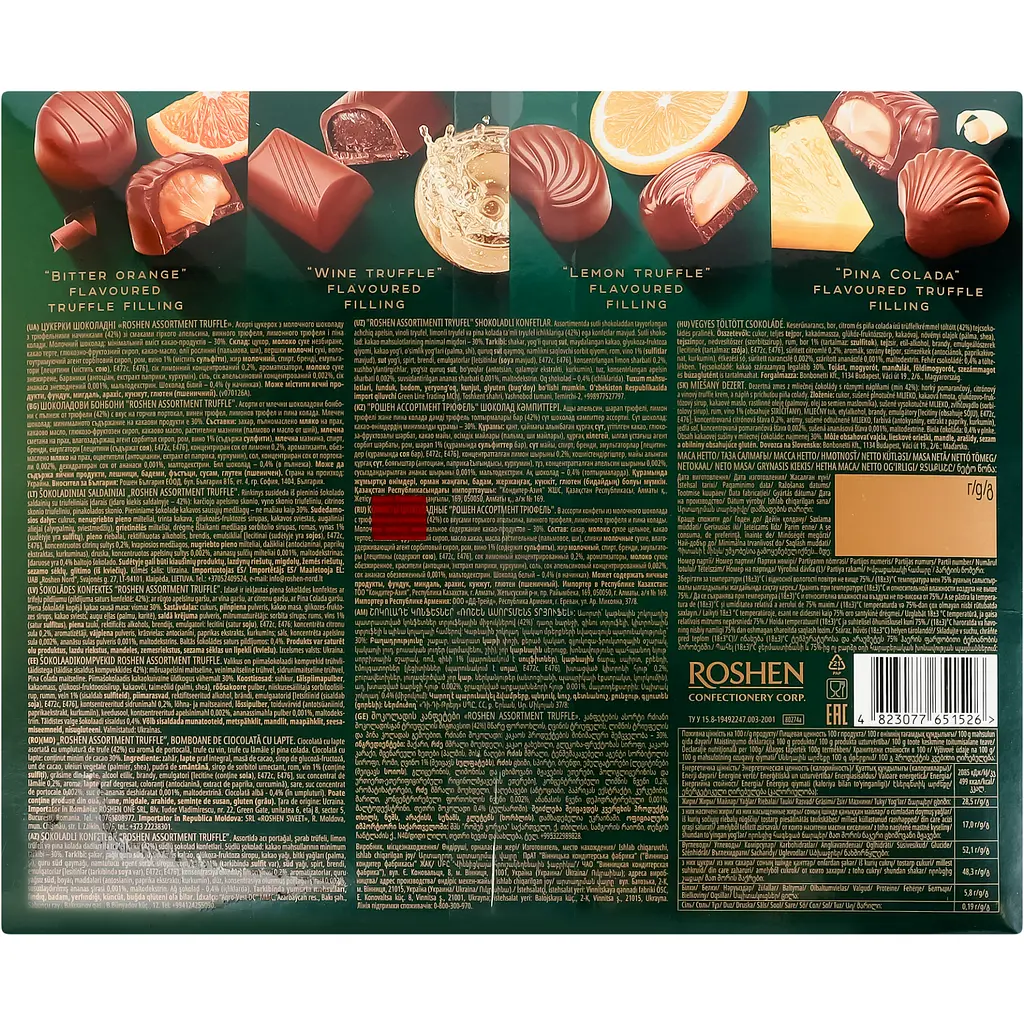 Набір цукерок шоколадних Roshen Assortment Truffle 148 г - фото 2