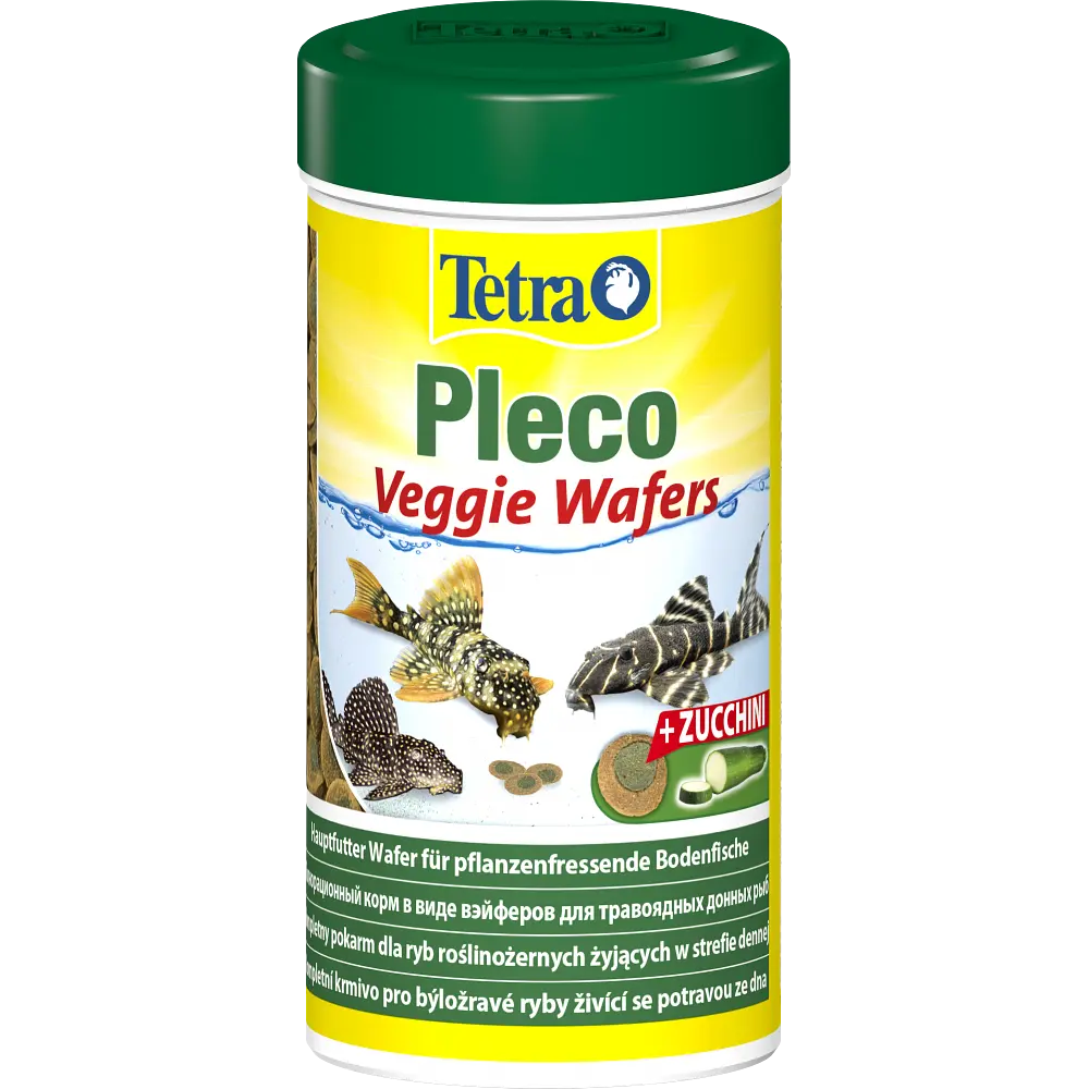 Корм Tetra Pleco Veggie Wafers для травоїдних донних рибок 110 г пластинки - фото 2