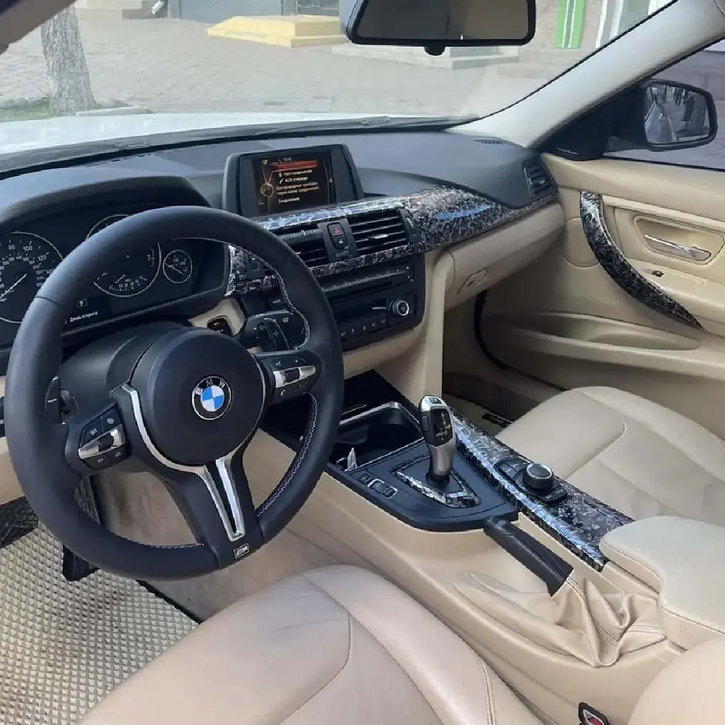 Автомобільна Плівка ПВХ під Карбон 3D Прозора 1.52 Метра х 10 см 160 мікрон (CL-3DCF-15) - фото 2