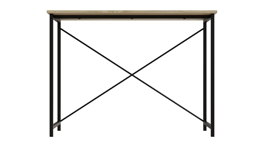 Стіл письмовий Line Лайт Ferrum-decor 750x1000x600 Чорний метал ДСП Дуб Сонома 16 мм (FRD-104846) - фото 6