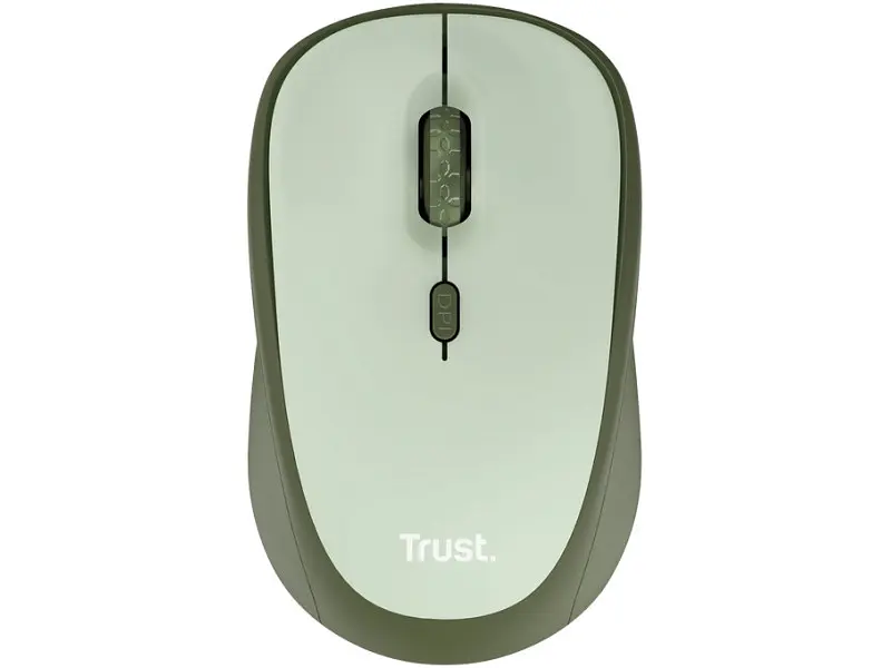 Миша Trust Yvi+ Silent Eco Wireless Green (24552) - фото 2