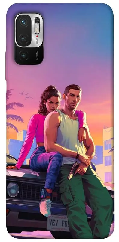 TPU чохол Demsky GTA VI Heroes для Xiaomi Redmi Note 10 5G