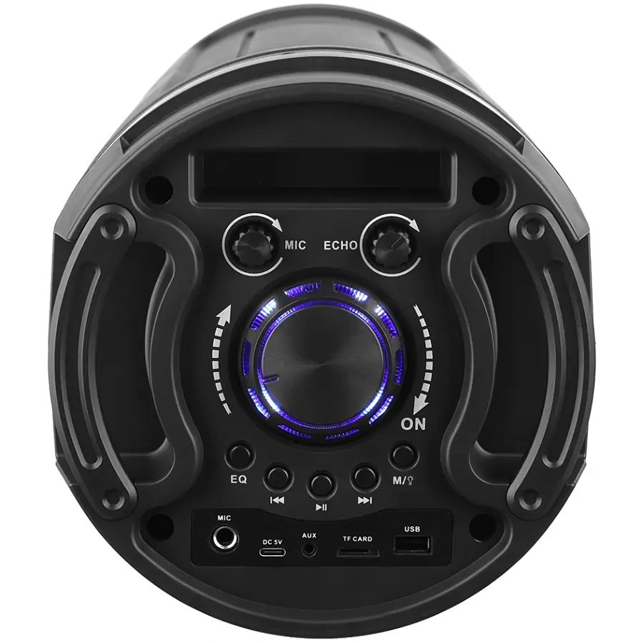 Акустична система 1.0 Media-Tech 50W Bluetooth/FM/AUX/SD/USB/КАРАОКЕ/LED чорна - фото 8