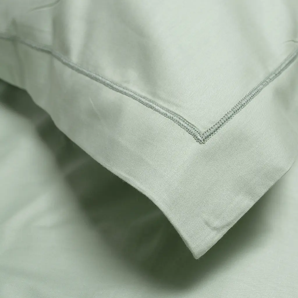 Постельное белье сатин Lotus Home - Dakota Modern ментоловый семейный - фото 3