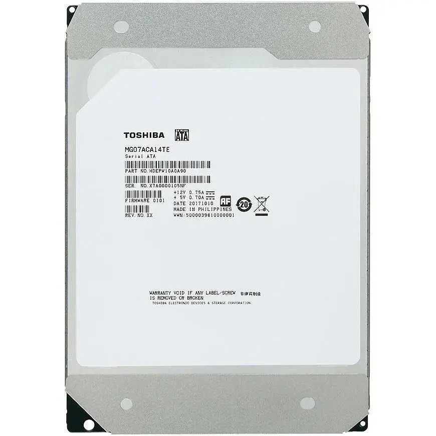 Жесткий диск 3.5" Toshiba Enterprise MG07 14TB SATA 256MB [MG07ACA14TE] [135880] - фото 3