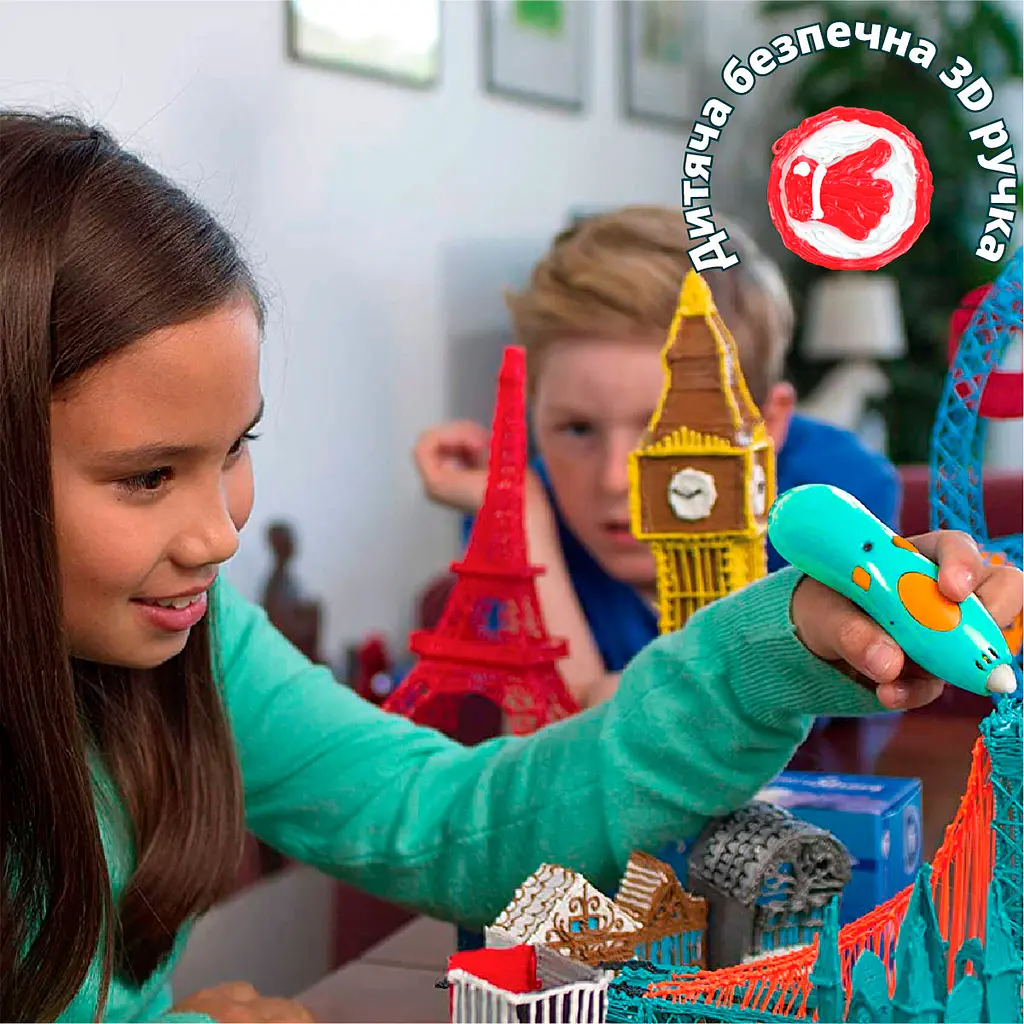3D-ручка для дитячої творчості 3Doodler Start Plus Креатив Базовий набір 72 стрижні (SPLUS) - фото 9