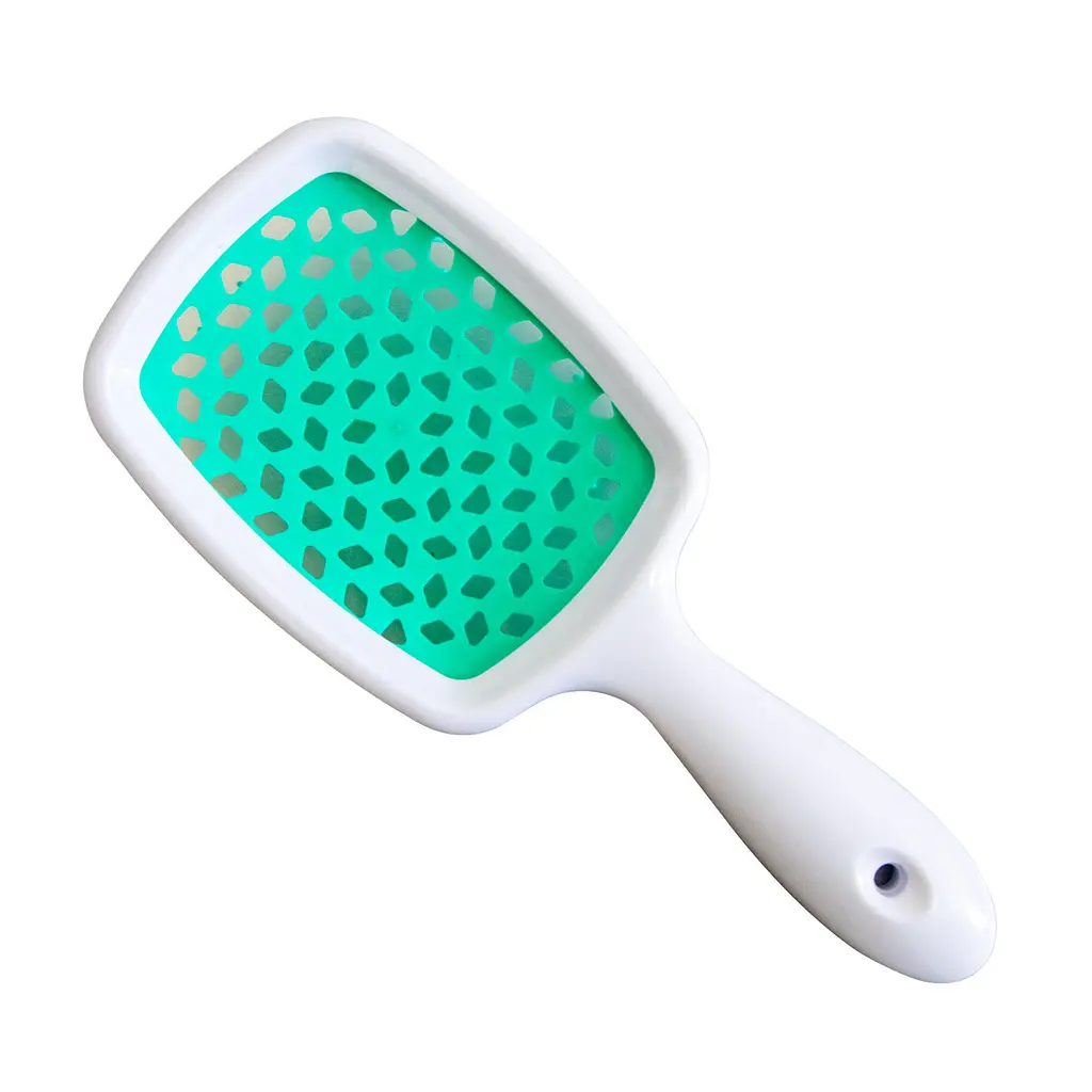 Массажная щітка для волосся Superbrush м'ятна продувна гребінець для волосся - фото 2