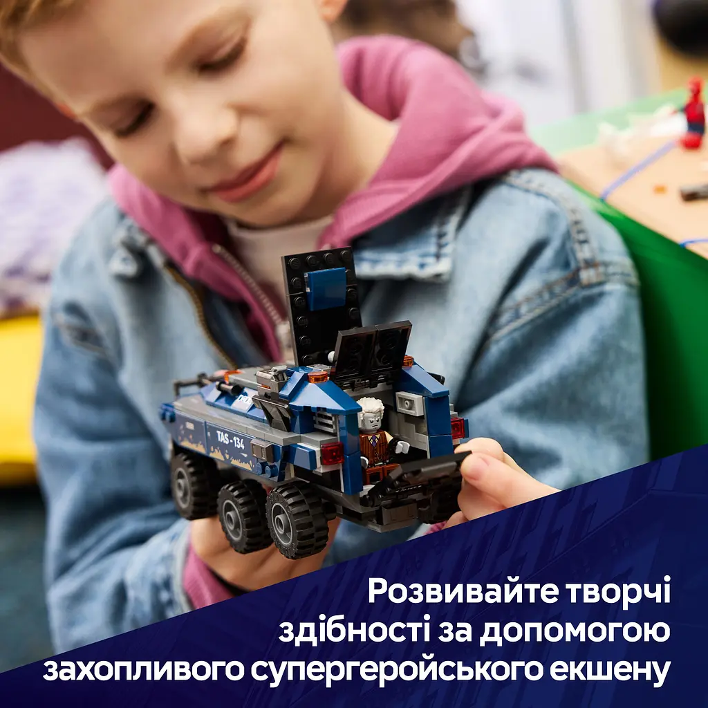 Конструктор LEGO Marvel Переслідування Людиною-Павуком машини для перевезення злочинців (76349) - фото 13