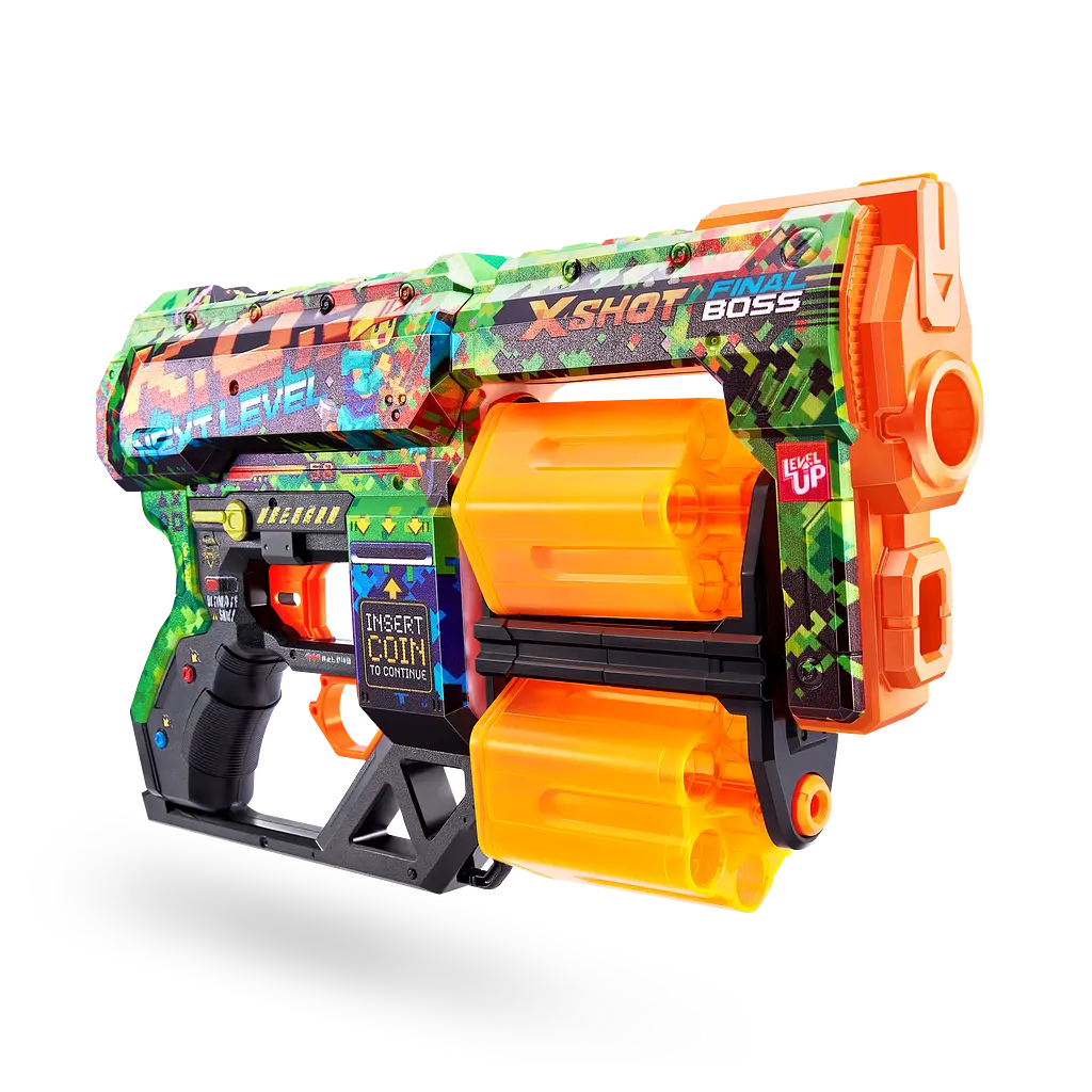Швидкострільний бластер Zuru X-Shot Skins Dread К.О., 12 патронів (36517B) - фото 3