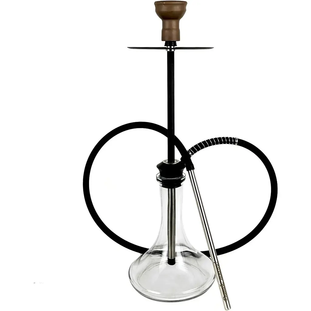Кальян Tiaga Hookah Classic Black Craft Clear - фото 2