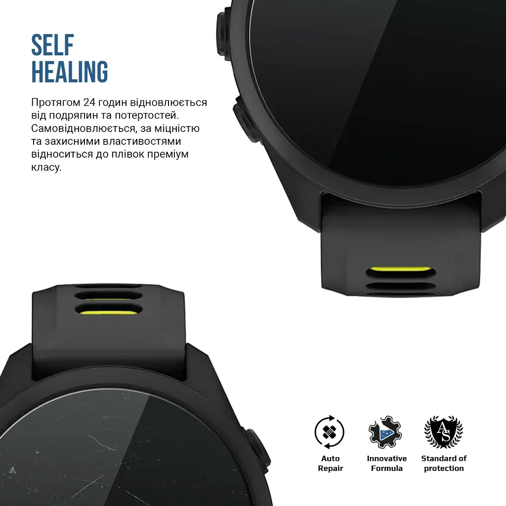 Плівка захисна Armorstandart Matte hydrogel Garmin Forerunner 70/170/170 Music 6 pcs (ARM93589) - фото 3