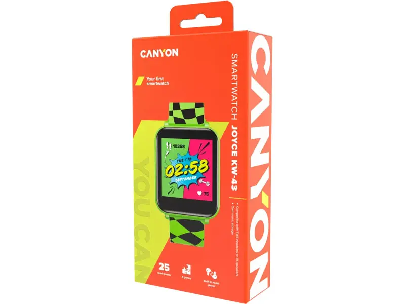 Дитячий смарт-годинник Canyon KW-43 Joyce Green (CNE-KW43YB) - фото 2