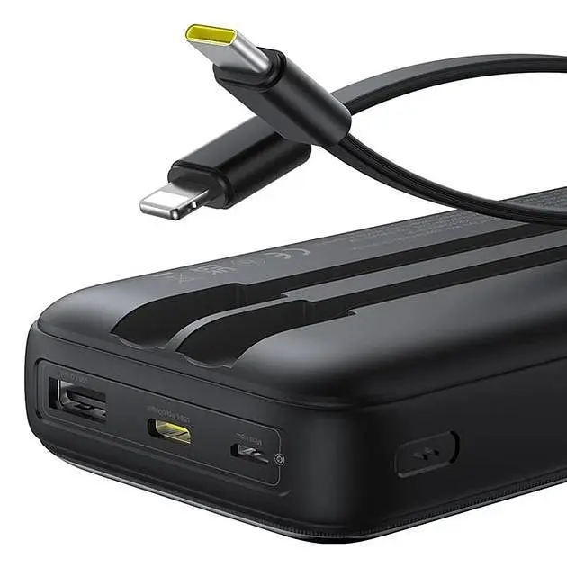 Павербанк Baseus Lipow 22.5W черный 20000 mAh - фото 3
