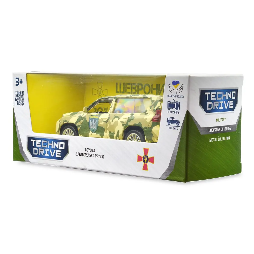Автомодель TechnoDrive Шеврони Героїв Toyota Land Cruiser Prado Птахи Мадяра (250363M) - фото 15