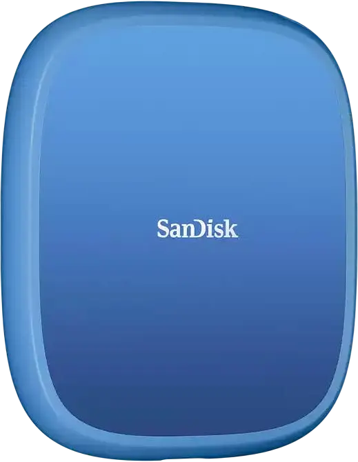 Зовнішній SSD накопичувач SanDisk Creator Phone 1TB Blue (SDSSDE62C-1T00-G25) - фото 3