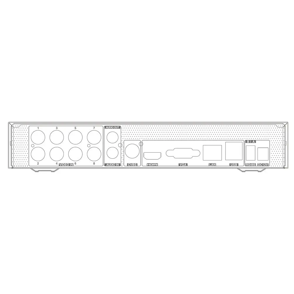 MHD-відеореєстратор 8-канальний 8Mp TVT TD-2108NS-HC-H (77-00418) - фото 3
